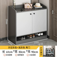 [Light Luxury Posh Толстка ★ Две двери] Sky Grey+светло -серый 61*30*90 см.