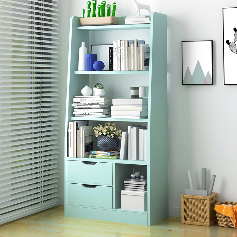 Bookshelf Floor Bookcase Shelf Bedroom Small Bookshelf Simple