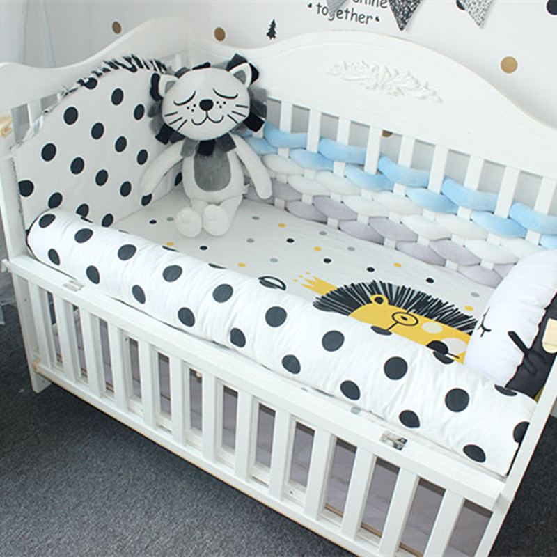 Nordic Wind in Blowing Baby Bed Crush Prevention Pillow Crush Bed Cross Bed