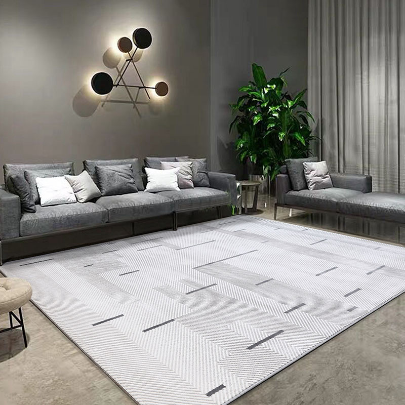 Living room carpet modern luxury tea few large areas of simple sleepiness and room gray bed bedroom carpet bedroom mat