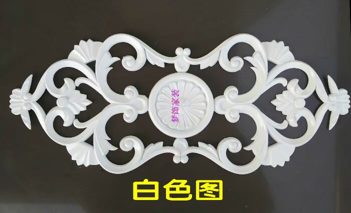 Nội thất châu Âu đề can trang trí tường Trang trí cửa trượt hoa Đồ nội thất dập nổi phụ kiện hoa Tủ quần áo hoa Cửa khung hoa - Nhà cung cấp đồ nội thất móc treo tường gỗ