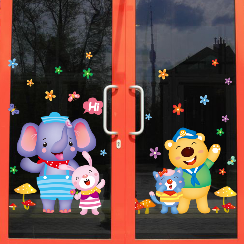 Creative Kindergarten Wall Decorations Layout Wall Stickers Children
