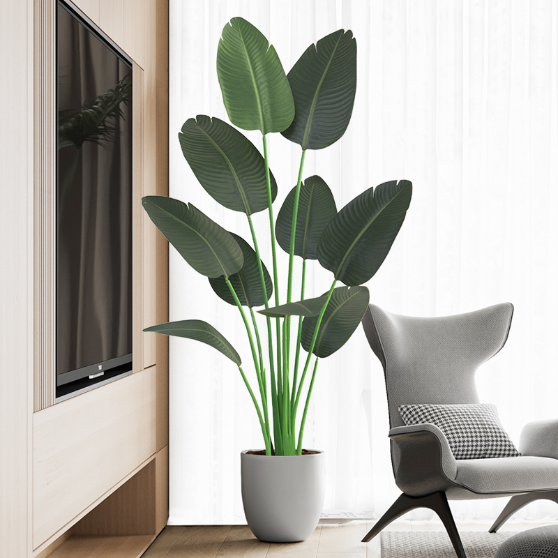 Seven Jasmine Nordic Simulation Plant Brigade People Banana Interior Shop Window Decoration Fake Tree Bionic Green Planting Potted Plant Floor Pendulum-Taobao