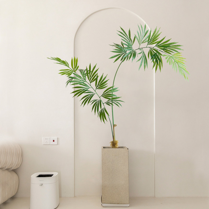 Nordic ins wind simulation green plant Debao cycad net red fake plant potted indoor living room floor decoration decoration