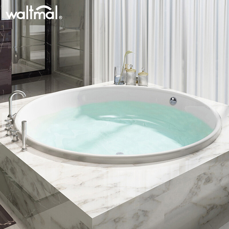 Waterma recessed bath thermostat round bath Home adult couple couples surf massage acrylic