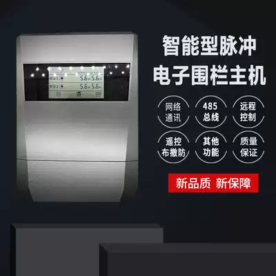 Electronic fence system high voltage pulse host Wall anti-theft power grid single and double defense zone Factory Direct sales three-year warranty