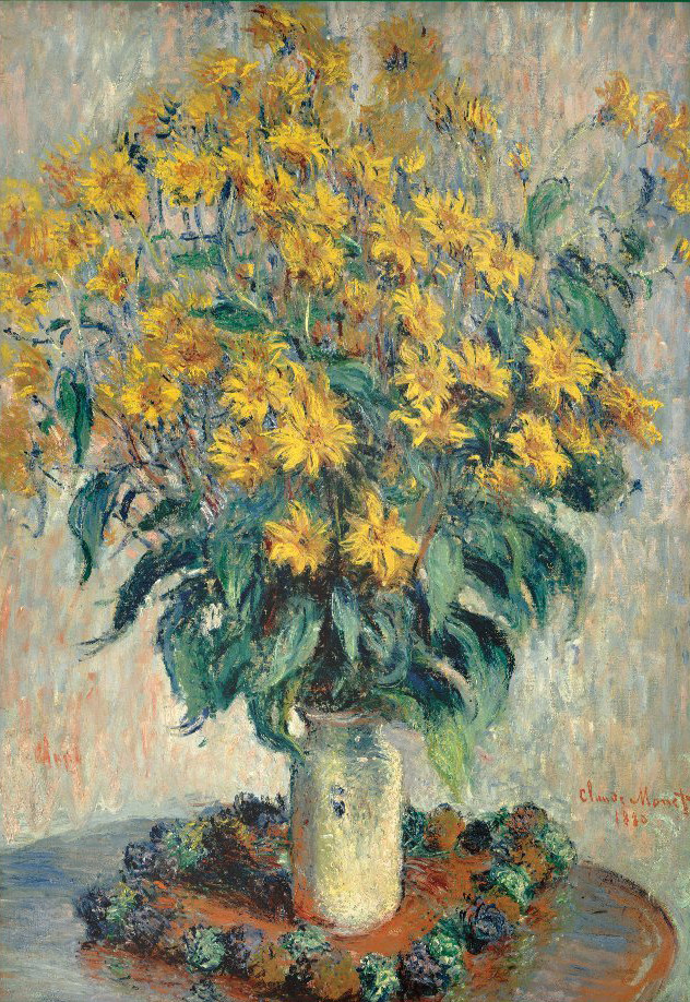 (Spot) Artichoke Flowers 1000 Pieces Of Adult Art Puzzle Monet Oil Painting Potato Decompression Puzzle Oil Painting