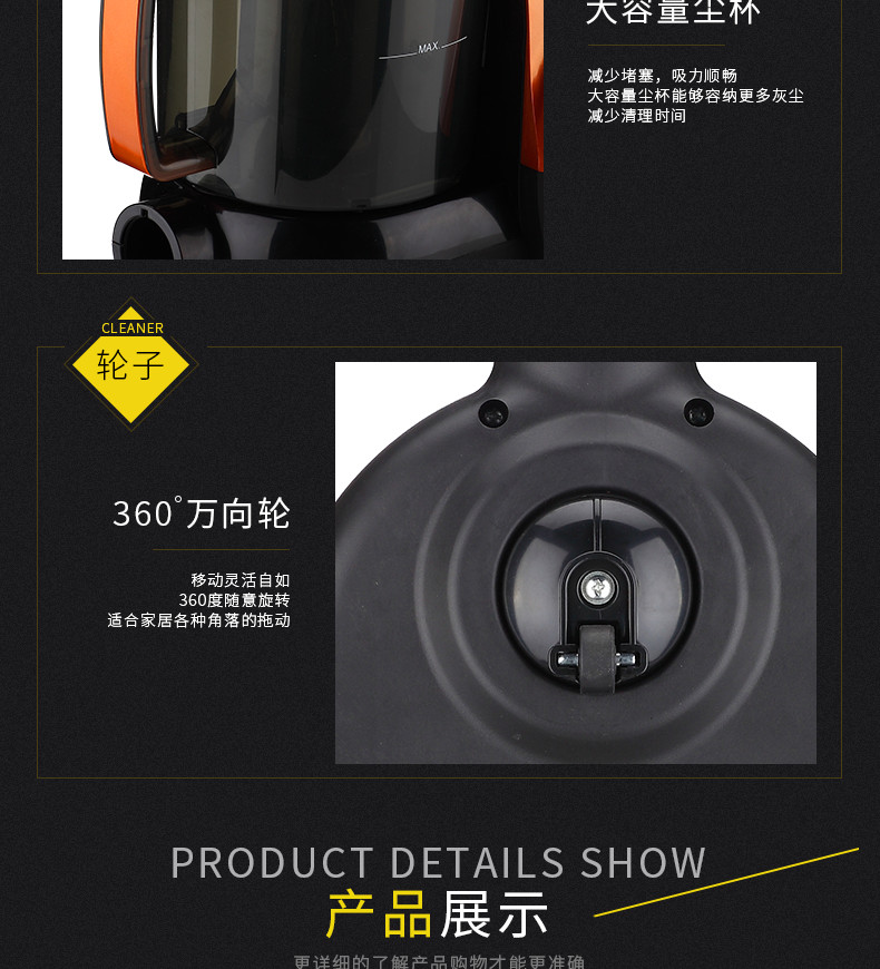 Máy hút bụi khô và ướt Midea OEM máy hút bụi cầm tay siêu yên tĩnh mini mạnh mẽ robot hút bụi xiaomi gen 1