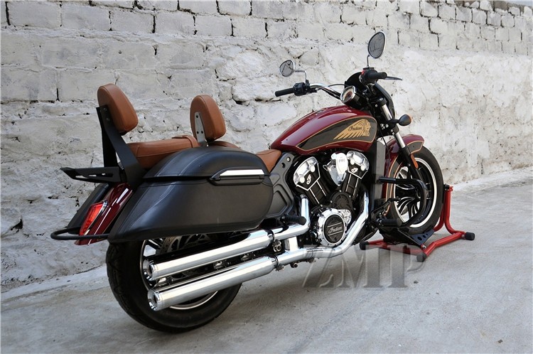 Indian Scout Light cavalry side box Leather case Saddle bag side box Motorcycle storage box Universal