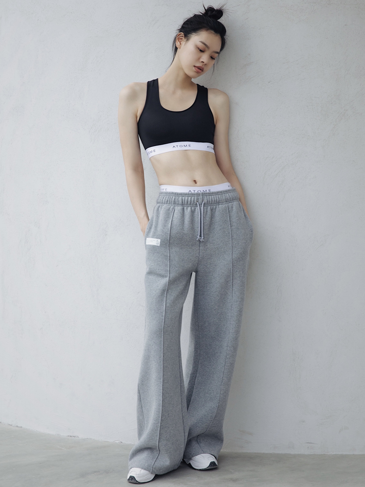 ATOME new autumn and winter thickened loose European and American wide-leg casual sports pants