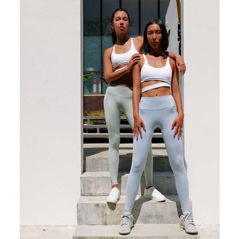 ATOME's new fitness tights beauty buttocks lift hips quick dry full length training slim yoga running pants