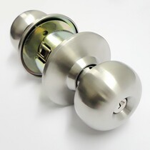 Solid 304 stainless steel anti-rust ball lock indoor door lock ball lock ball round door lock non-wooden door lock