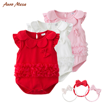 Auro Mesa baby bag fart summer paragraph female baby petals leading triangle climbing to serve full moon 100 days