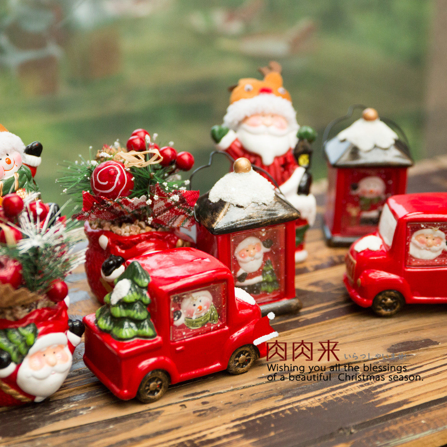 Handmade Ceramic Jernay Christmas Pendulum Light Christmas Gift Gift Christmas Decoration Furnishing