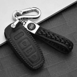 Audi, ключница, брелок подходит для мужчин и женщин, из натуральной кожи