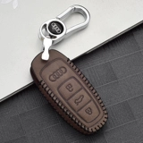 Audi, ключница, брелок подходит для мужчин и женщин, из натуральной кожи