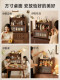 Solid Wood Cup Holder Desktop Dustproof Water Cup Tea Cup Tea Set Storage Rack Coffee Cup Dining Table Sideboard Cup Storage Rack