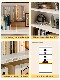 Home Bookshelf Corner Solid Wood Bookcase Student Bedroom Wall-Mounted Storage Rack Floor-Standing Multi-Layer Storage Tall Cabinet