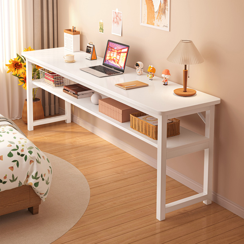 Desk Home Girls Bedroom strip table Easy rental house leaning against wall Long table Bench Balcony Narrow Computer Desk-Taobao