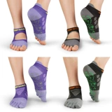 Нескользящие спортивные тонкие носки для йоги для спортзала