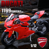 1:12 Ducati 1199 model panigale simulation alloy motorcycle sports car collection ornaments toy car
