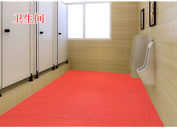 Chống thấm cửa mat chân rỗng pad nhà bếp nước chống trượt thảm PVC phòng tắm s lưới phòng tắm mat tùy chỉnh nhựa trải sàn