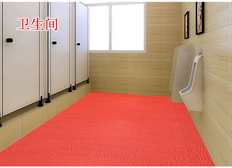 Chống thấm cửa mat chân rỗng pad nhà bếp nước chống trượt thảm PVC phòng tắm s lưới phòng tắm mat tùy chỉnh