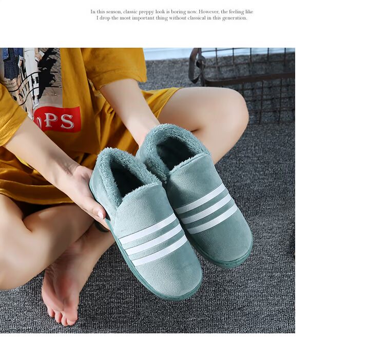 Dép cotton mùa đông nam và nữ cặp vợ chồng với ngôi nhà ấm áp dày trẻ em dép nhựa đi trong nhà vệ sinh