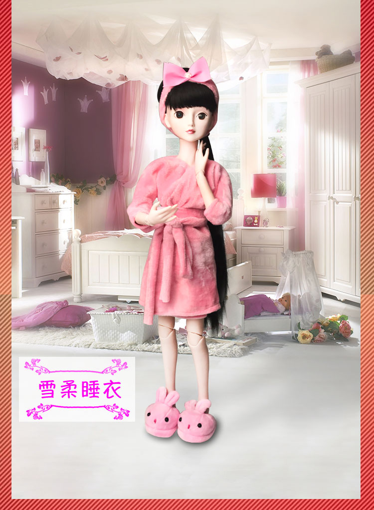 Ye Luoli búp bê đồ ngủ dép cổ tích 60 cm phụ kiện thay đồ 1/3 đêm loli bjd ba điểm quần áo mua búp bê và phụ kiện