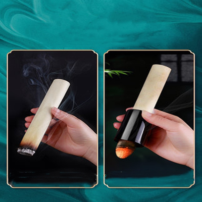 艾灸棒艾灸工具筒随身灸罐陶瓷雷火灸器具艾条熏盒无烟手持悬灸盒