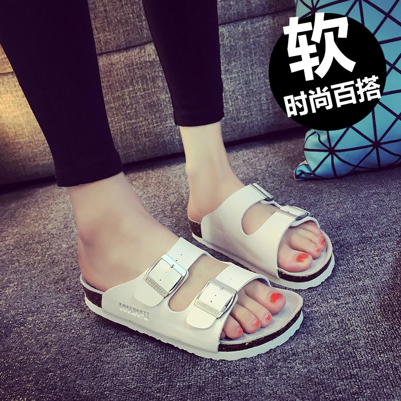 Huazi2 Summer Wear Non-Slip Trend Korean Beach Sandals Personality Half Slipper