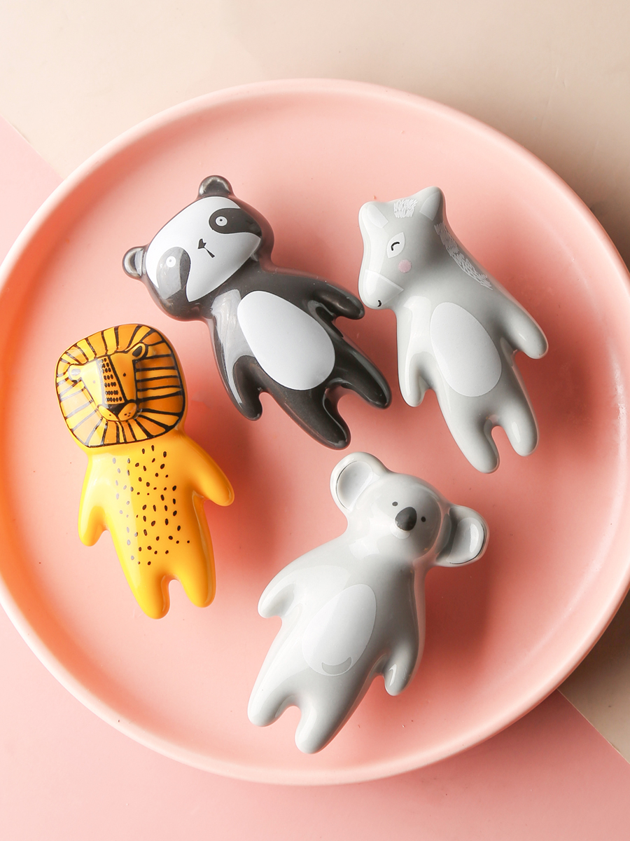 Light luxury Nordic creative cartoon handle children's room custom wardrobe door cabinet furniture drawer cute small handle