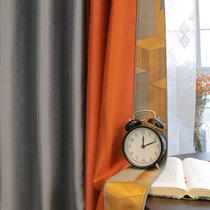 Finished curtains High temperature stereotyped dark veins Light and luxurious new Chinese modern living room Bedrooms minimalist fashion Nordic