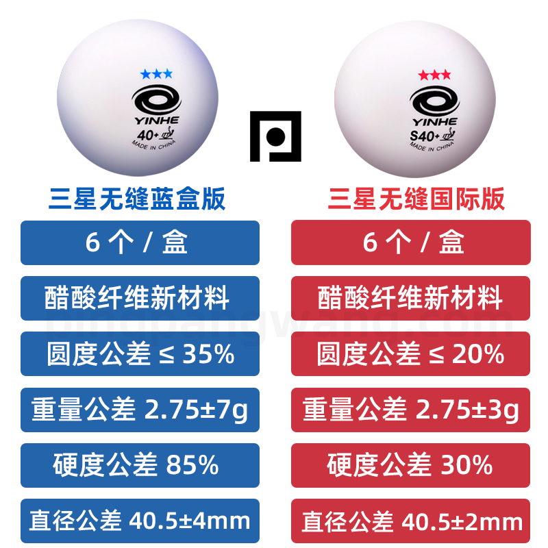[Recommended by Wet Fu] Galaxy Three-Star Seamless Table Tennis Ball S40+ Platinum New Material 3-Star Professional Competition Ball