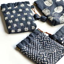 Original Zen European thorn embroidery embroidery mouth gold bag Handmade DIY European embroidery Cotton and linen cloth art coin purse