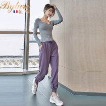 Fitness clothes yoga suit women spring and summer quick-drying running clothes slim professional beginner leisure training Sports