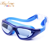 bylure new swimming goggles men electroplated HD waterproof elastic mirror anti-fog myopia swimming goggles women can be customized degrees