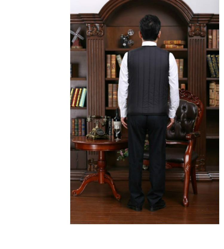 Ông già xuống áo vest cotton cộng với nhung dày cỡ lớn áo vest trung niên ấm áp áo vest nam áo ba lỗ tanktop nam