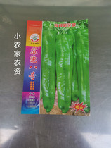 Thin-skinned pepper Su Runsuao No. 8 pepper seeds Pickled pepper seeds Green pepper seeds high yield spicy