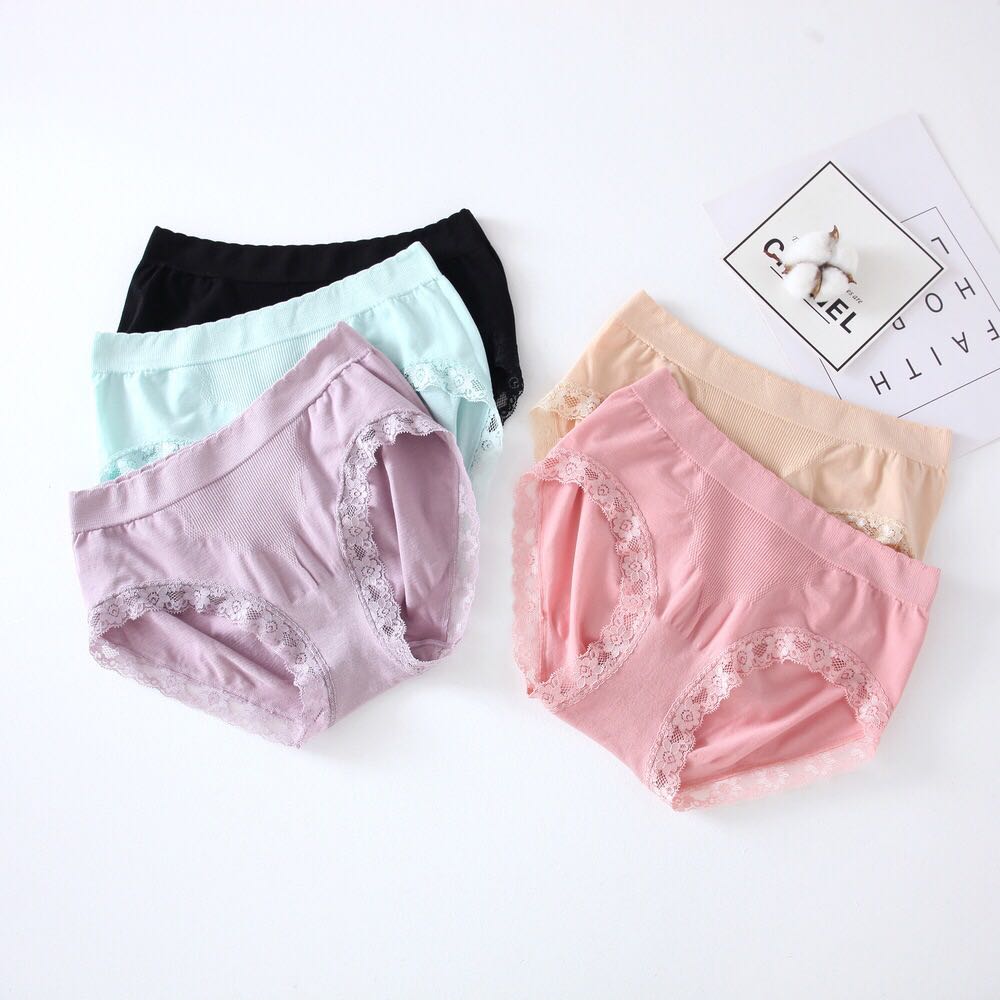 Export Japan ultra - thin indent thin lady underwear antibacterial fourth grade suitable for large - scale super - resilience