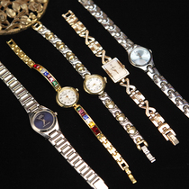 Overseas antique vintage vintage vintage jewellery Caibao water drill 100 hitch set of European and American ins and wind female cousins bracelet watch