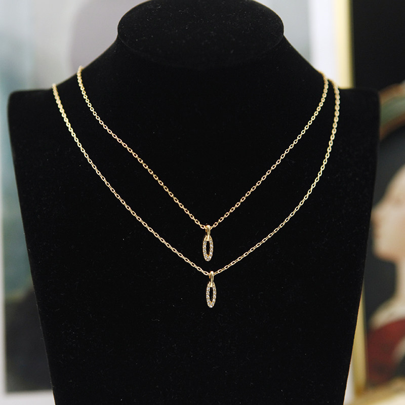 Ananas vintage in Port Backfan fine vintage French niche adjustable neckchain