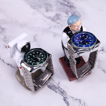 Watch stand holder display stand creative ornaments home old housekeeper astronaut watch table tray bracket jewelry storage box