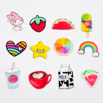 DIY mosaic decoration small accessories graffiti accessories children creative handmade coaster cute cartoon animal patch