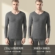 [V -neck] Deep Grey+Deep Grey