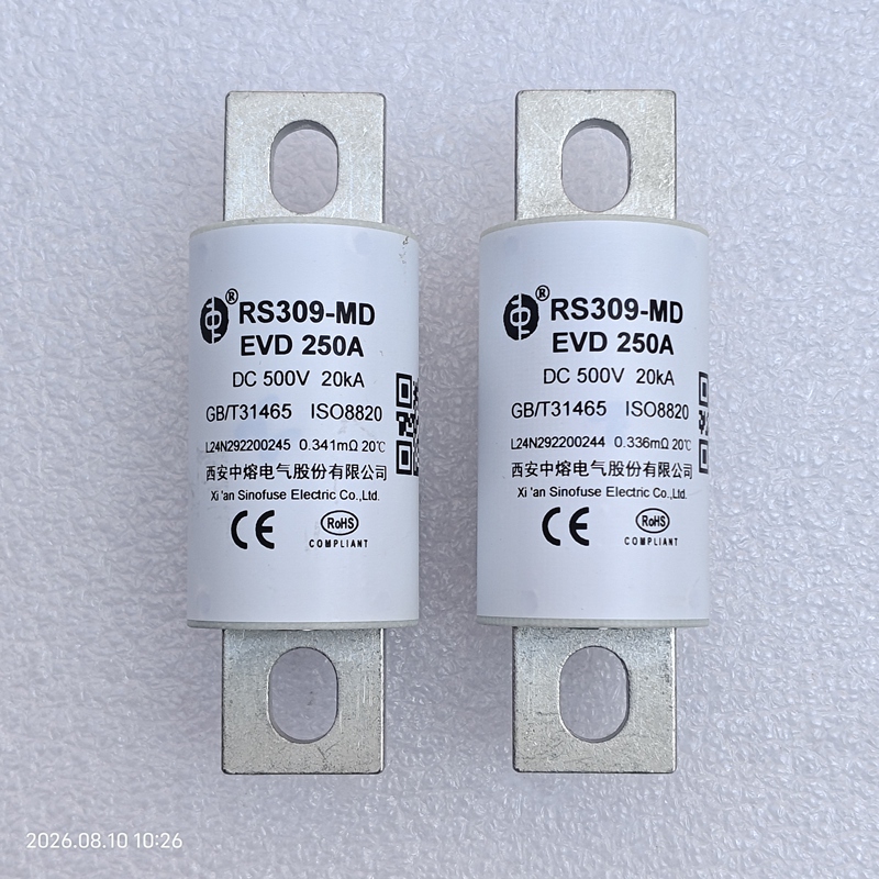 Rs309-Md Evd 250A Model Fuse 500V High Voltage Medium Melting Brand Fuse