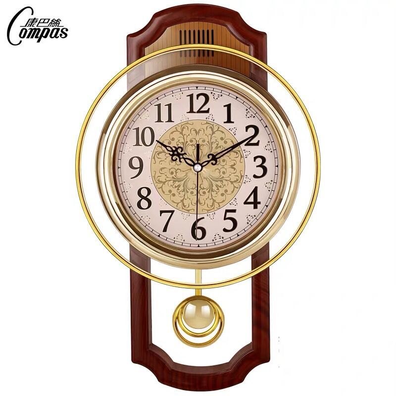 Kombas Modern Clock Watch Watch Living Room Bedroom Silent Fashion Watch Euro-style Swing Watch Quarter Clock