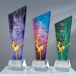 Crystal Trophy New Dance Trophy Customized Dance Competition Children's Dance Latin Dance Ballet Square Dance