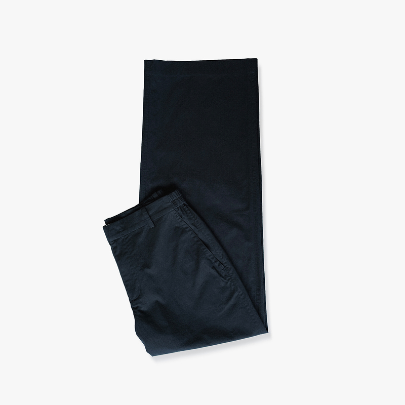 Uognayo Egyptian Cotton Twill Men's Straight-Leg Pants Loose Fit Elastic Casual Pants 26 Summer New Style