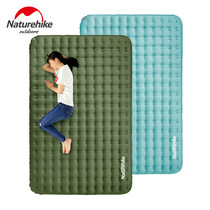 Naturehike obsessed TPU padded double inflatable cushion outdoor tent sleeping mat camping floor mat moisture proof mat